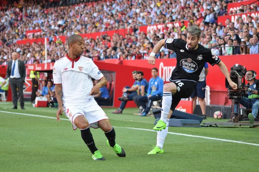 El Dépor cae ante el Sevilla en el Sánchez Pizjuán