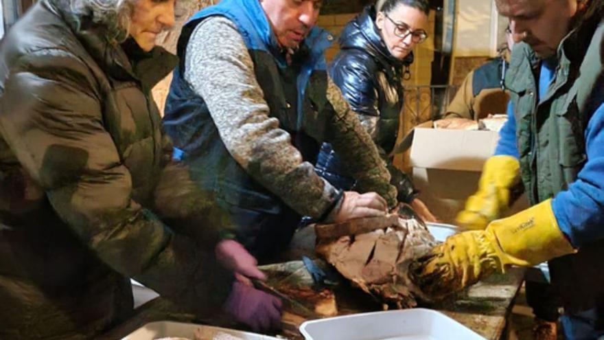 Villaferrueña celebra una fiesta gastronómica del cerdo en torno a la tradicional matanza domiciliaria