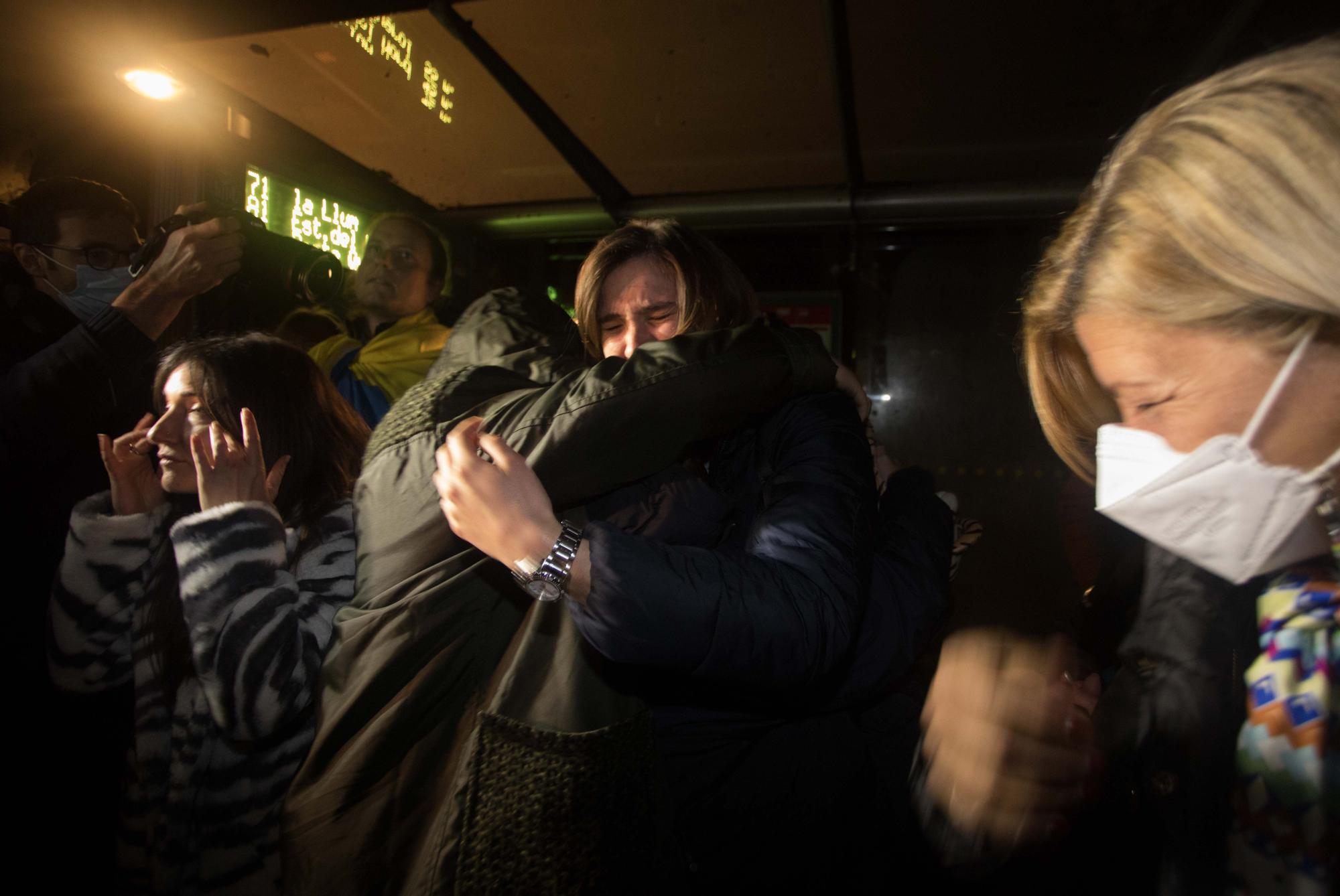 Llega el primer autobús con refugiados Ucranianos de la fundación "Juntos por la vida"