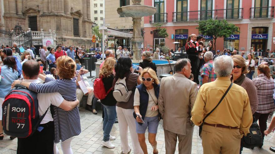 Turistas durante la Semana Santa del año pasado.