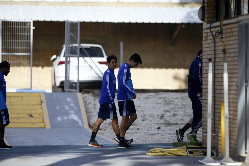 Entrenamiento del Real Zaragoza el 30 de enero