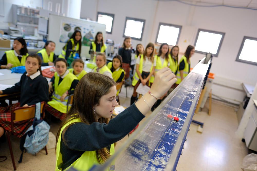 Alumnas de la ESO conocen la Ingeniería Civil