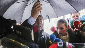 MADRID, 02/02/2026.- Santos Cerdán llega este lunes a los Juzgados de Plaza de Castilla (Madrid). 