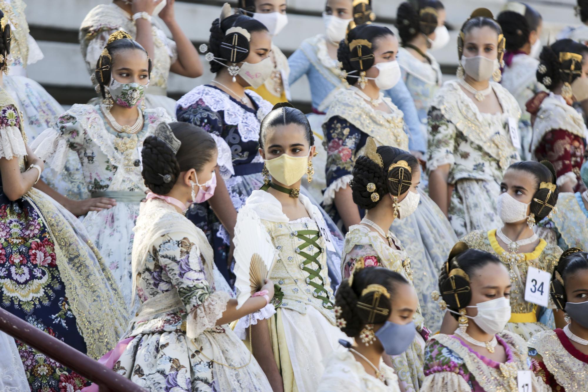 La foto oficial de las aspirantes a fallera mayor infantil de València