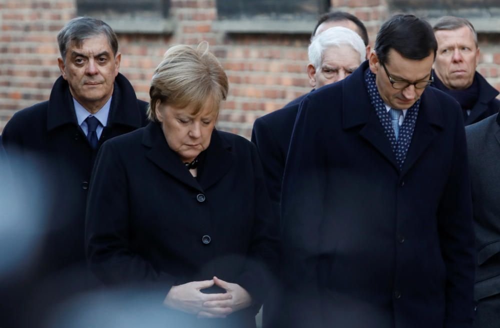 Angela Merkel visita Auschwitz