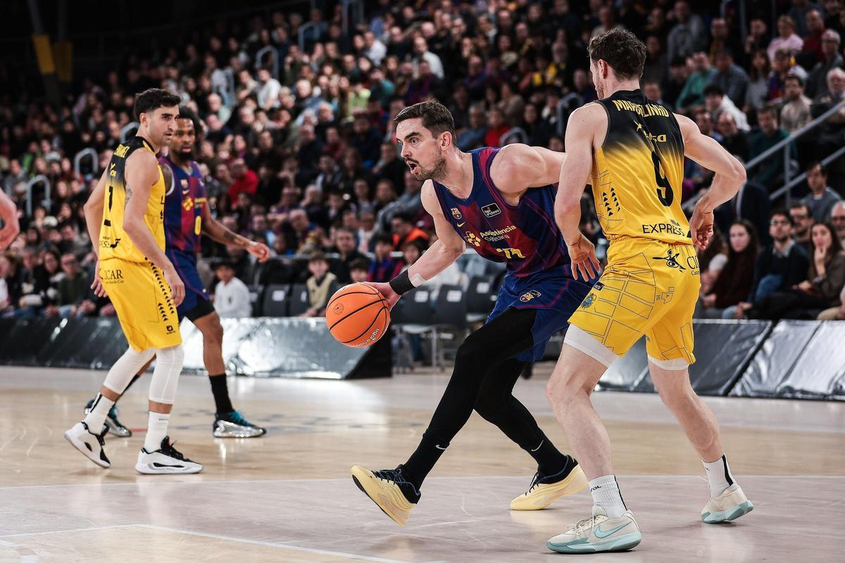 Satoransky, en una acción en la primera mitad
