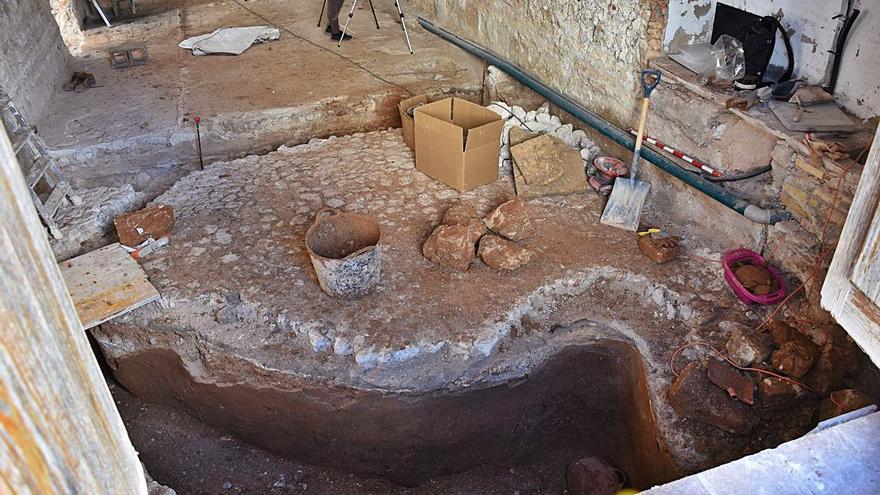 Una cisterna púnica junto al claustro del antiguo Ayuntamiento de Ibiza