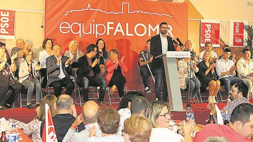 El PSPV pretende revalidar la alcaldía con el «equipo Falomir»