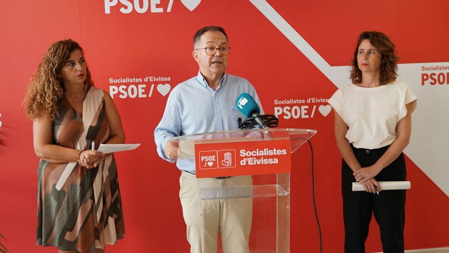 Pilar Costa, Josep Marí y Milena Herrera. | PSOE