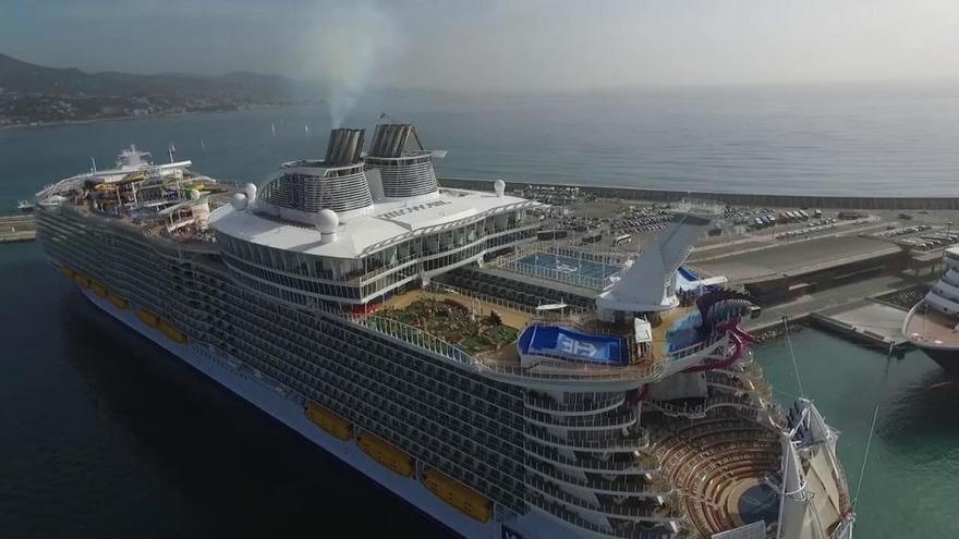 Los cruceros más grandes del mundo llegan a Málaga