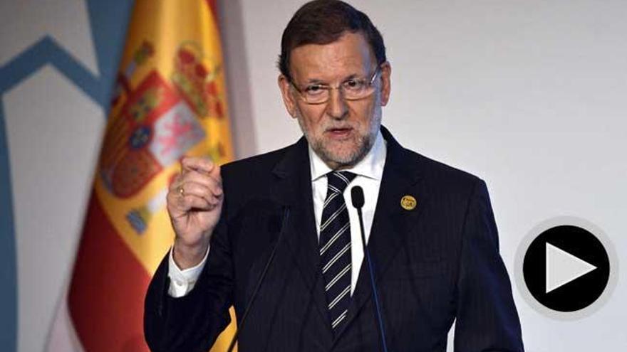 Rajoy llama a resolver el &quot;problema&quot; de Siria