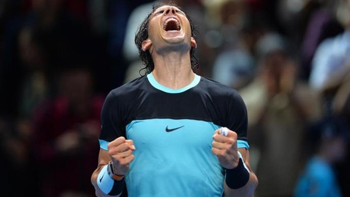 Rafa Nadal luchó por un triunfo que aumenta su confianza y su ritmo de competición antes de enfrentar a Djokovic