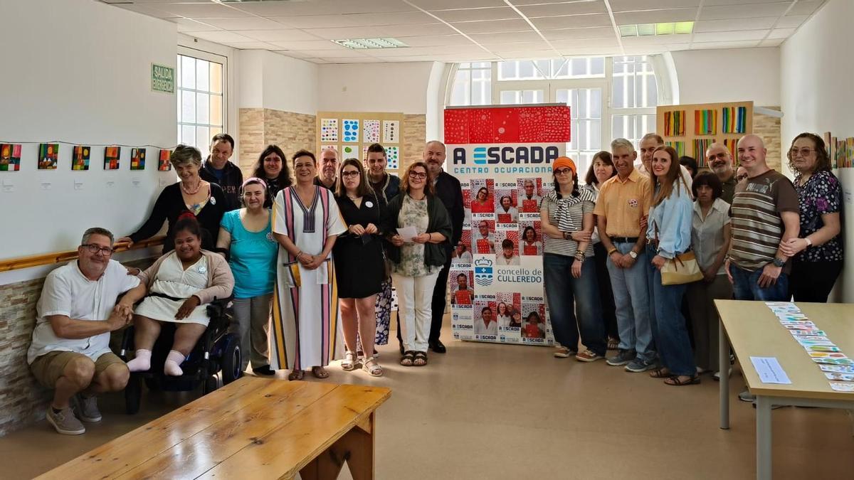 Inauguración de la primera muestra de arte del alumnado de A Escada