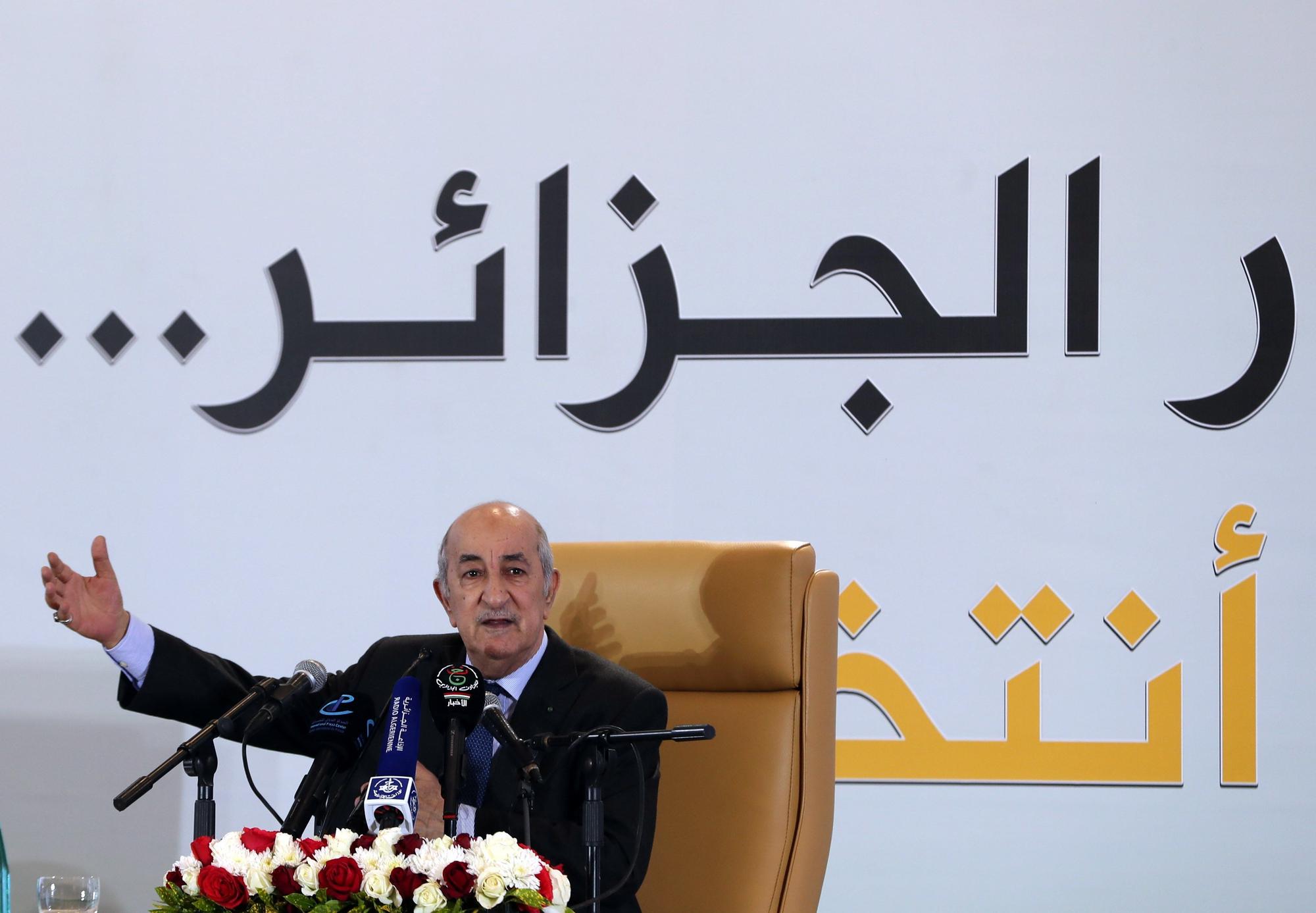 El presidente de Argelia, Abdelmadjid Tebboune