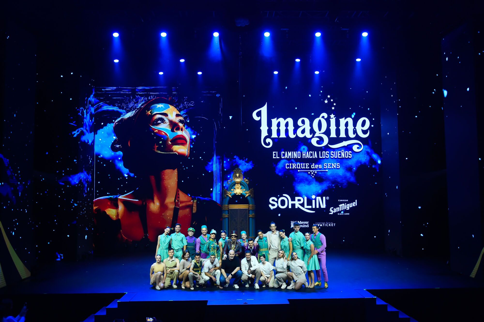 Pase a los medios de presentación del espectáculo de circo 'Imagine'
