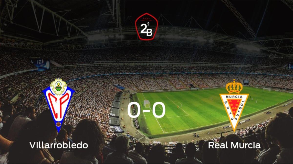 El Villarrobledo y el Real Murcia consiguen un punto después de empatar a cero