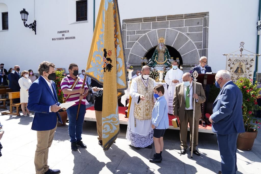 La Virgen de Luna procesiona en Villanueva de Córdoba