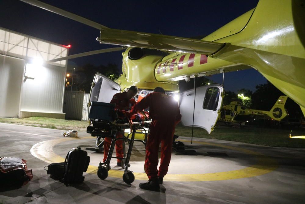 El SEM posa en marxa el vol nocturn de l'helicòpte