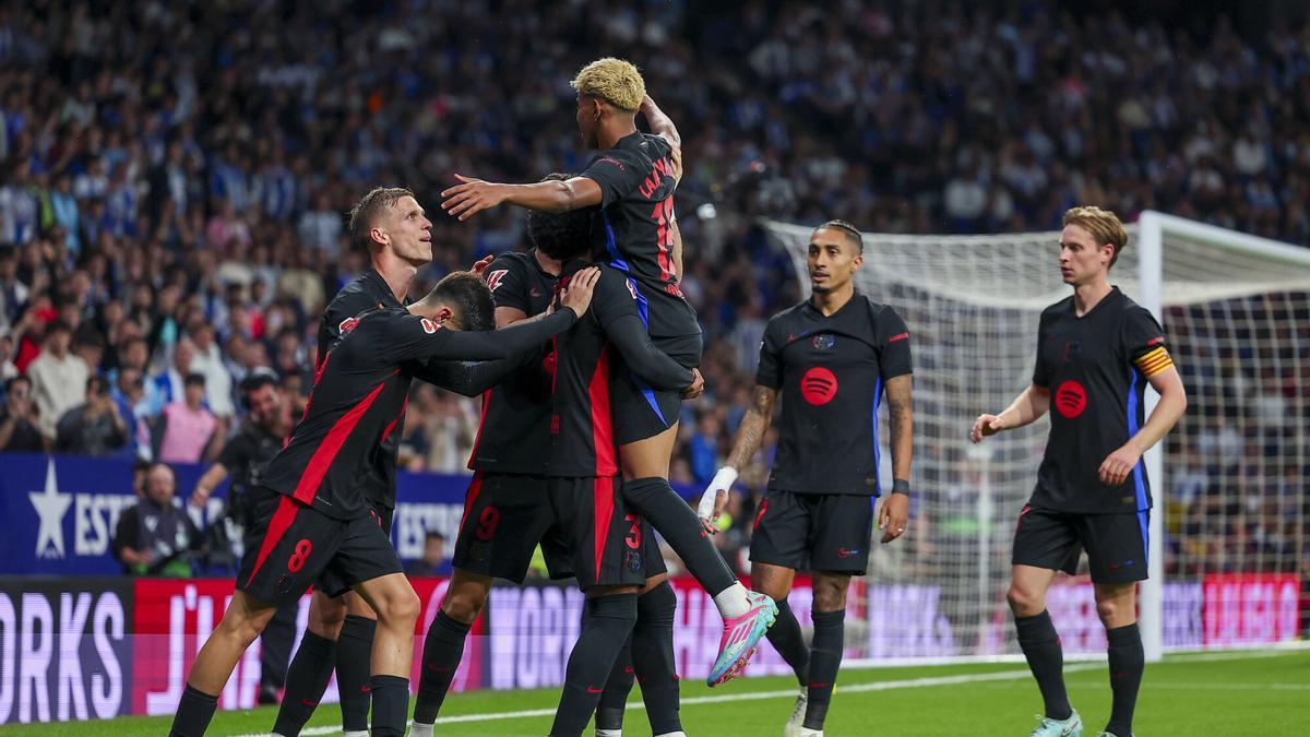 El 1x1 del Barça frente al Espanyol