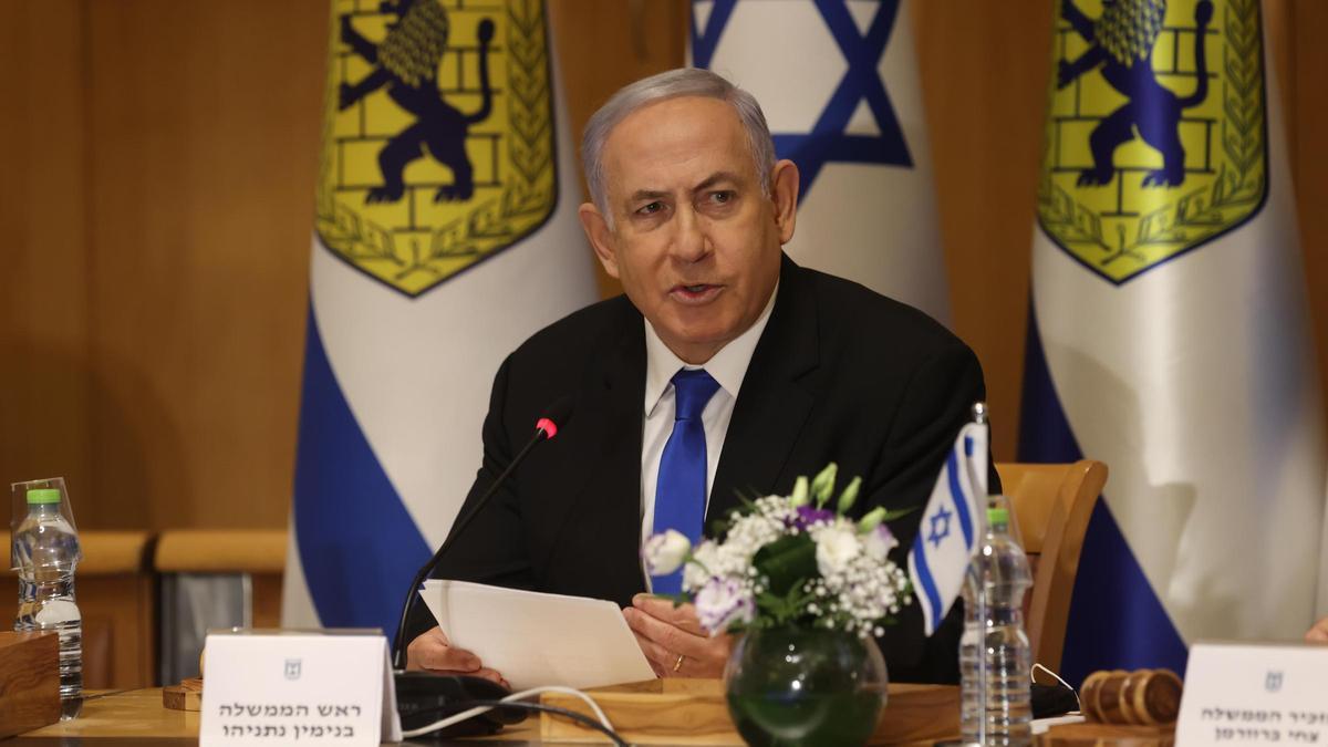 El Primer Ministro de Israel en funciones, Benjamin Netanyahu.