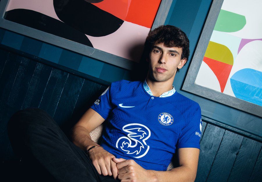 Joao Felix, con la camiseta del Chelsea.