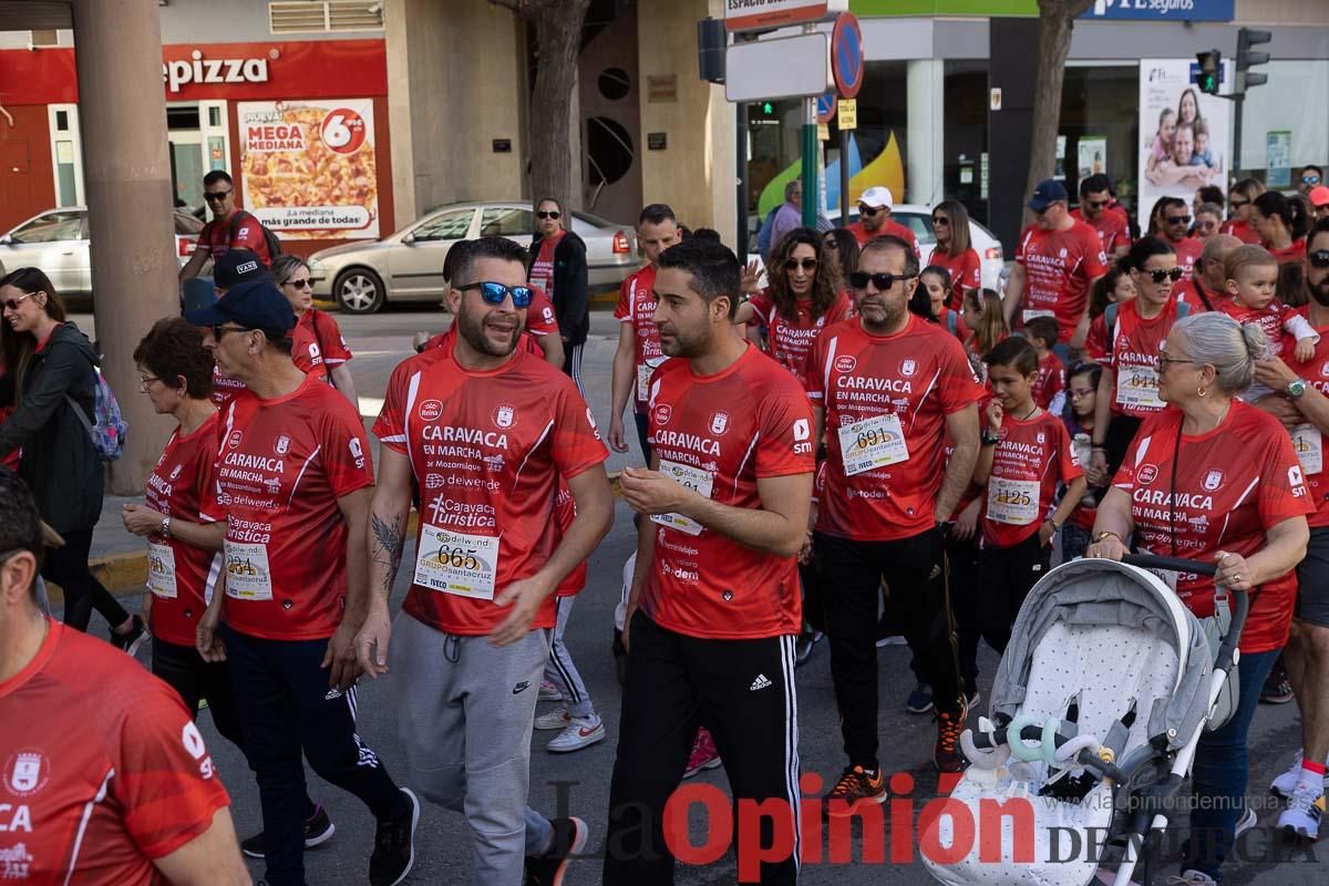 Marcha de la ONG Delwende en Caravaca