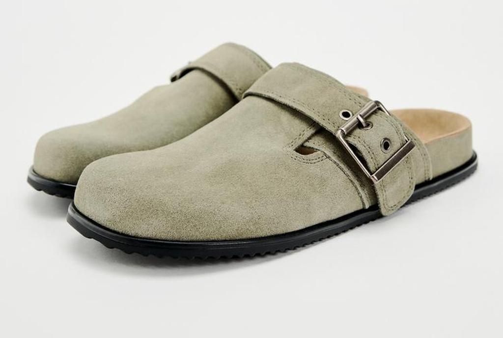 Zueco serraje de Zara