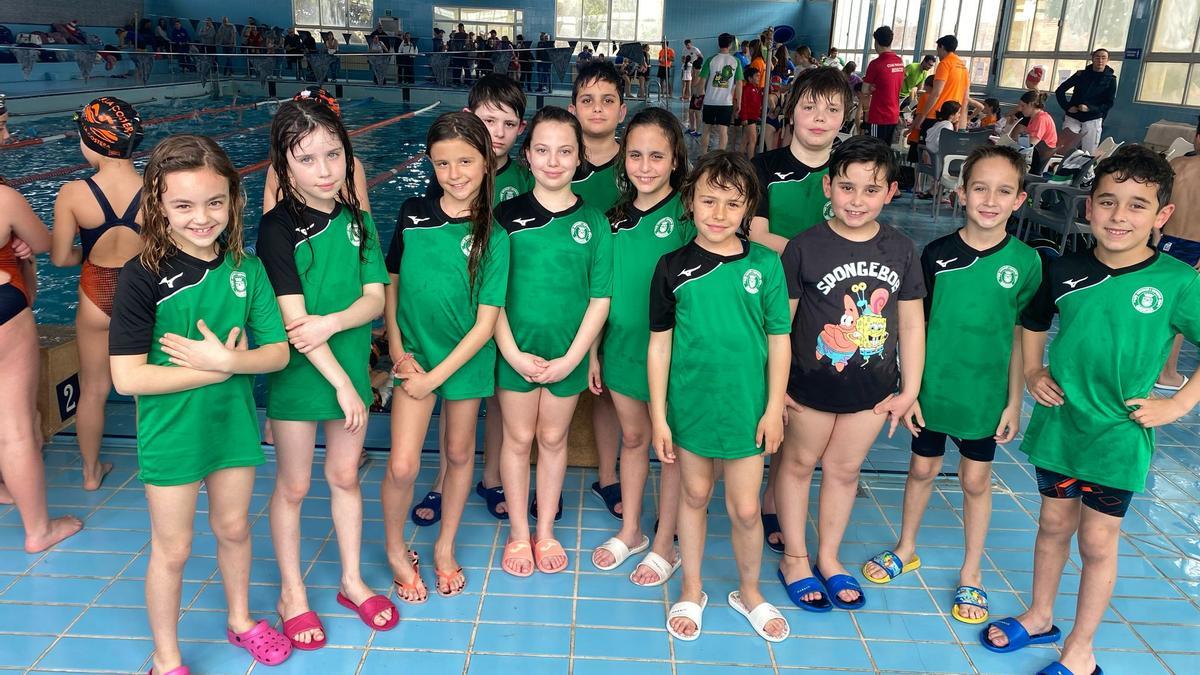 Los y las prebenjamines del NiE Gandia