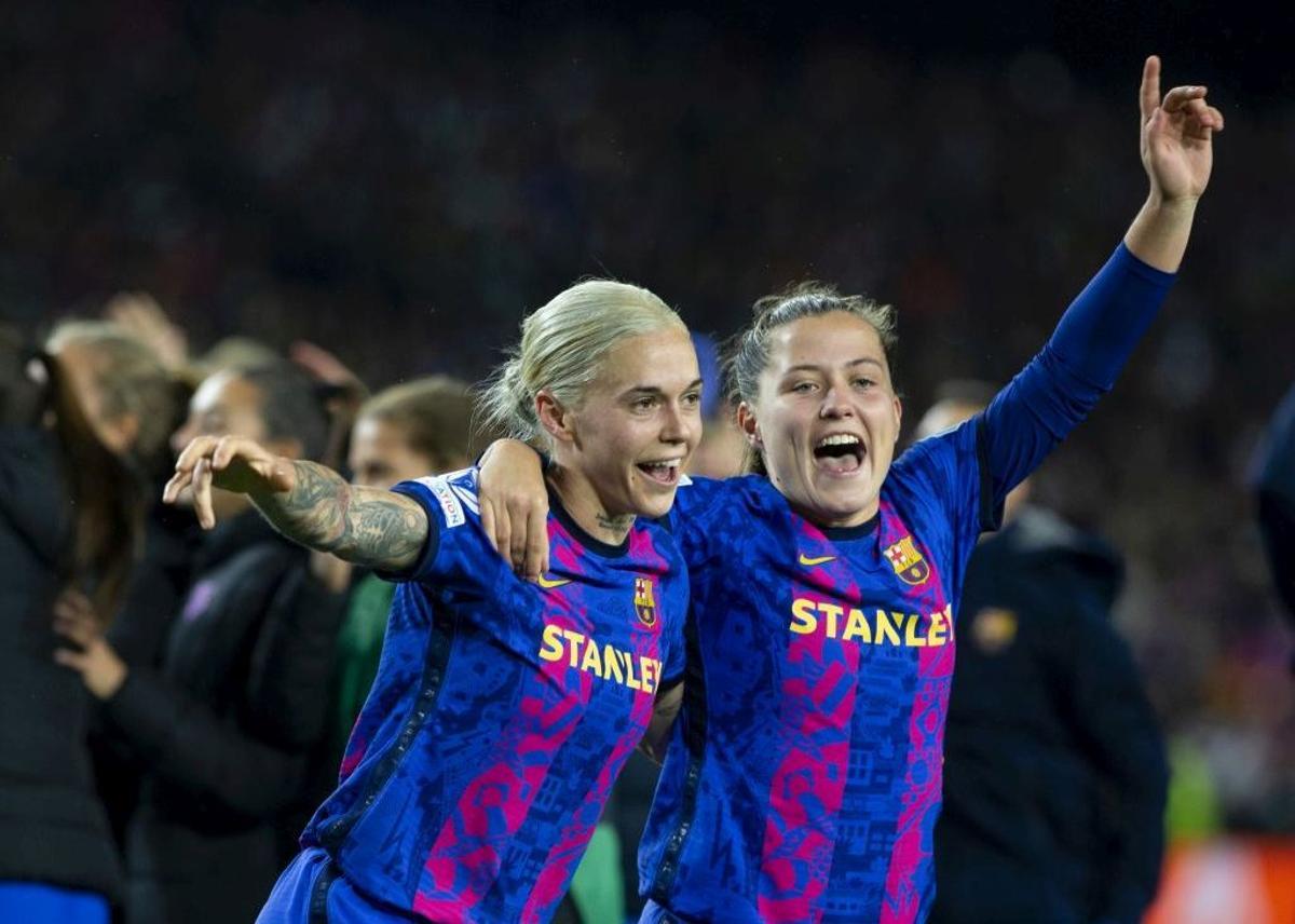 El partido del 30/3/2022 en la Champions femenina fue FC Barcelona 5-2 Real Madrid; con ese resultado, el Barça avanzó a semifinales. El partido del 30/3/2022 en la Champions femenina fue FC Barcelona 5-2 Real Madrid; con ese resultado, el Barça avanzó a semifinales.