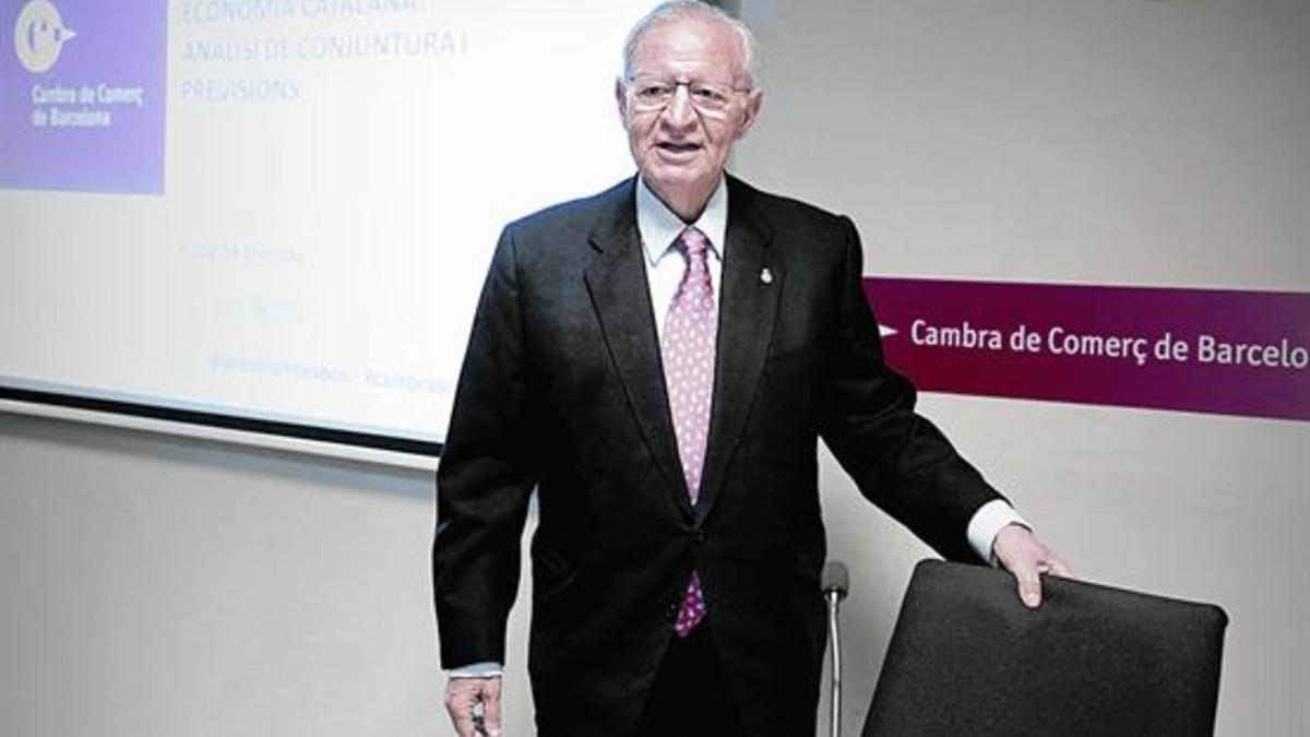 Miquel Valls, presidente de la Cambra de Comerç de Barcelona.