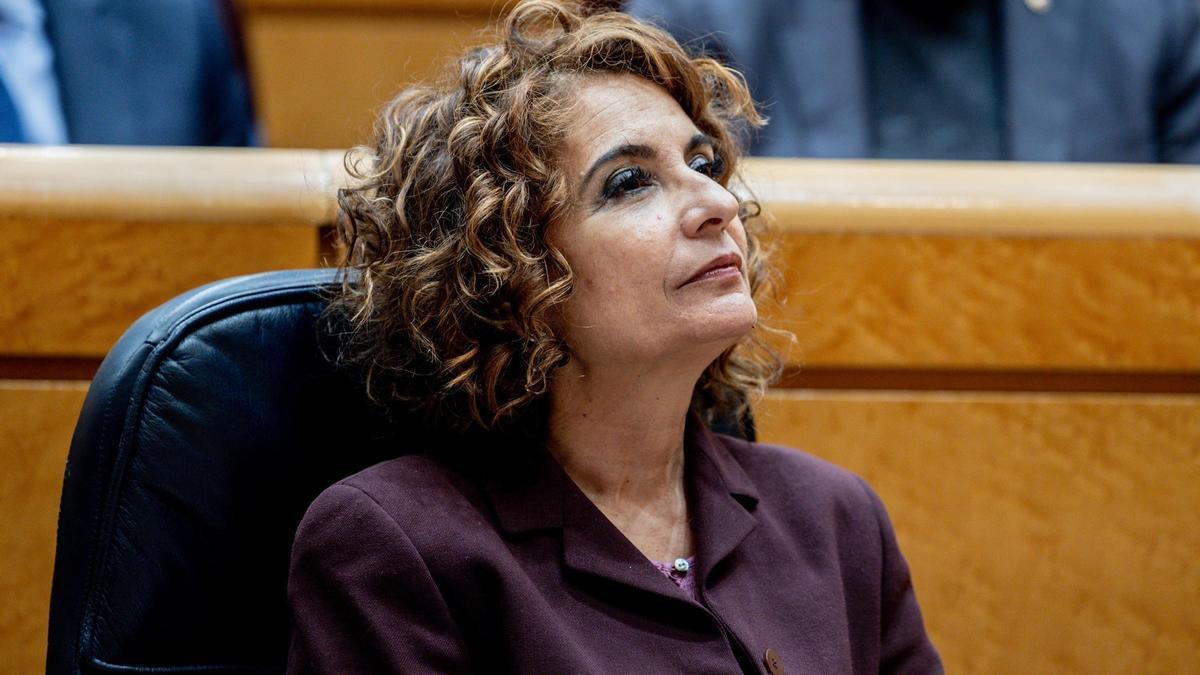 La vicepresidenta primera y ministra de Hacienda, María Jesús Montero.