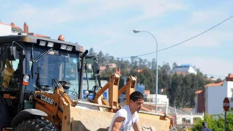 El vial de Campelo, tras una rotura reciente.  // G. Santos