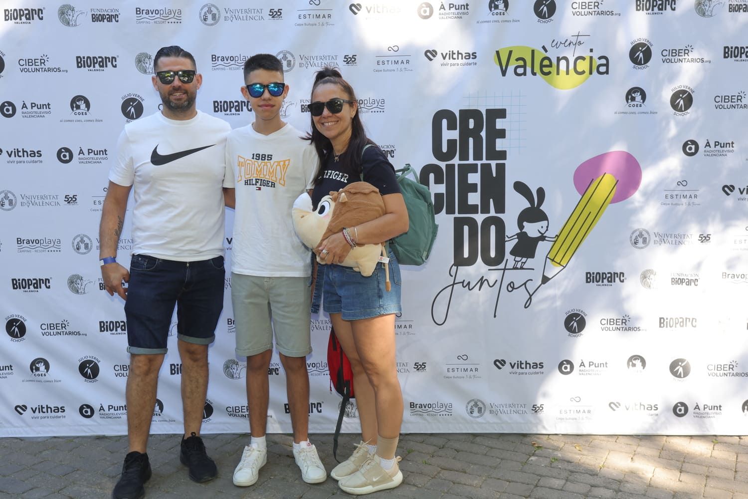 'Creciendo Juntos' en Bioparc València: photocall de todos los asistentes