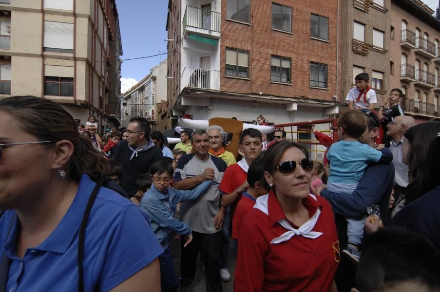 Los toros hinchables llenaron las calles