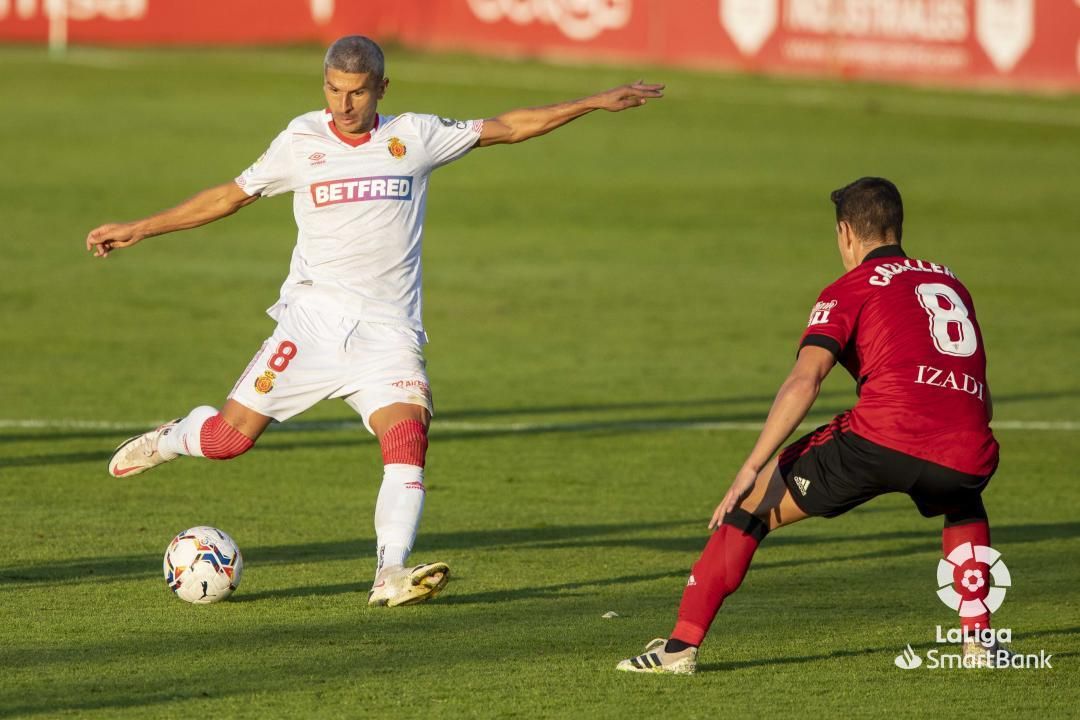 Mirandés-Mallorca: Los bermellones dan por bueno el empate