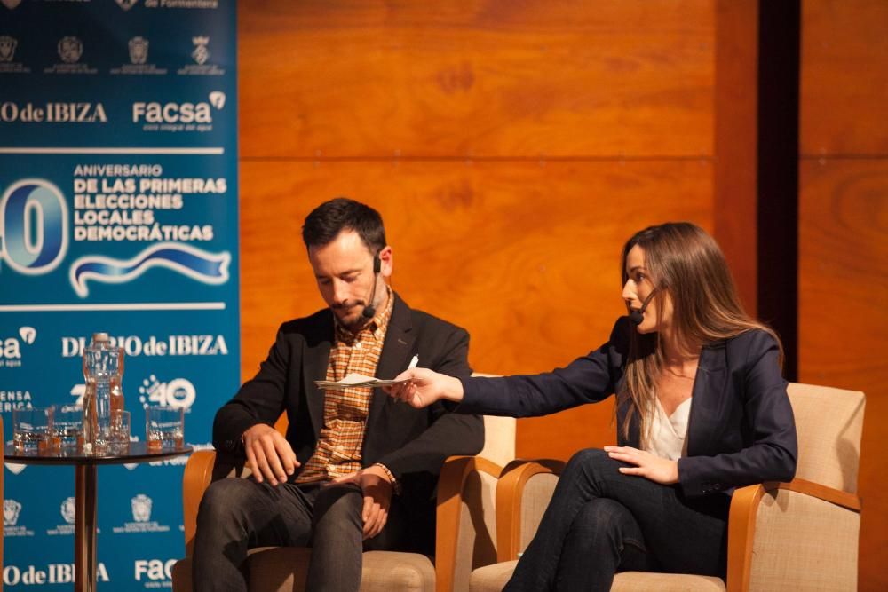 Rafa Ruiz, alcalde de Ibiza y Elena Gregori