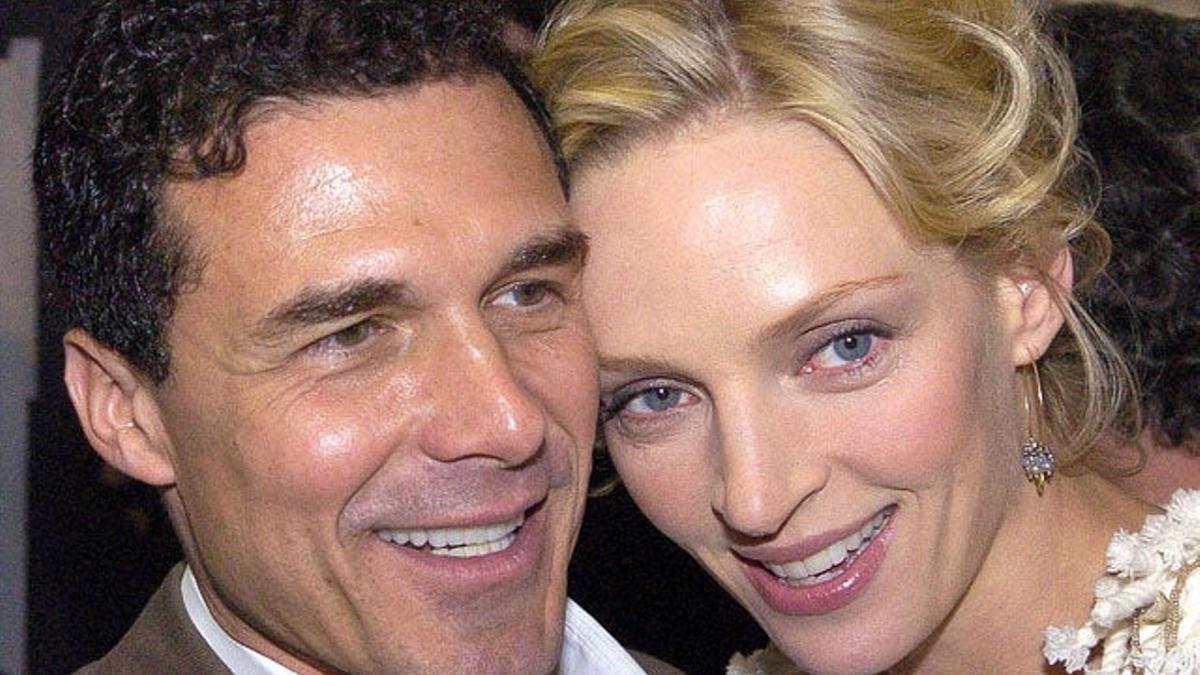 Uma Thurman, muy cariñosa con su ex