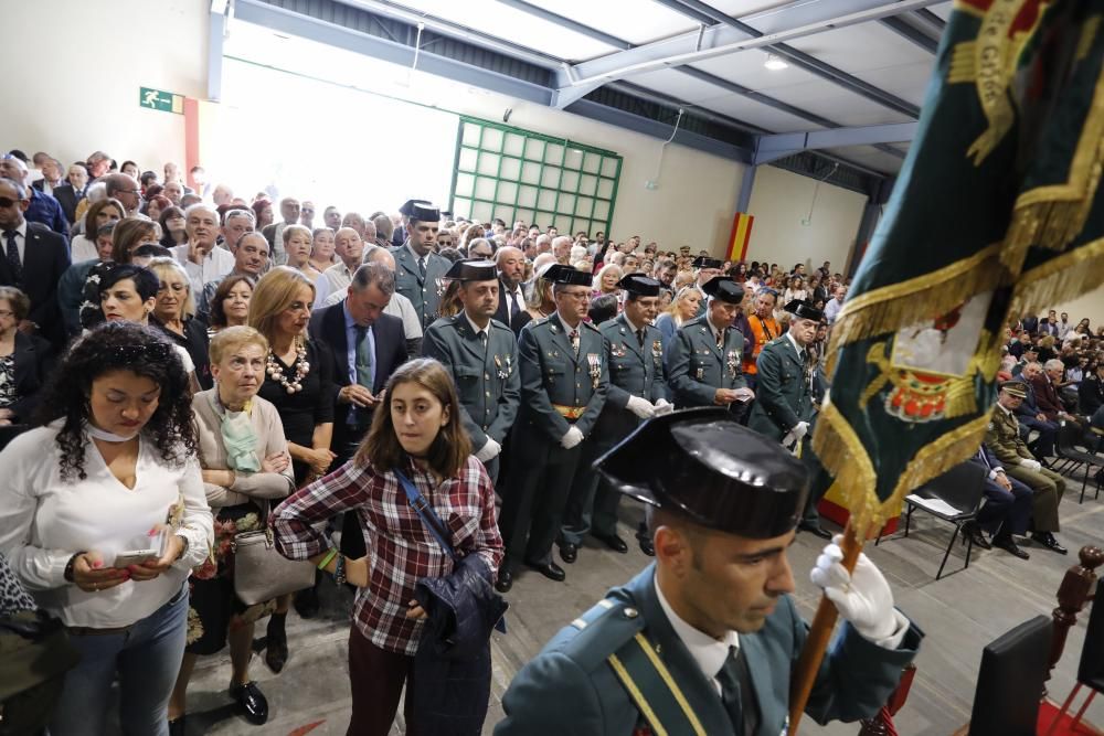 Festividad del Pilar celebrada por la Comandancia de la Guardia Civil de Gijón