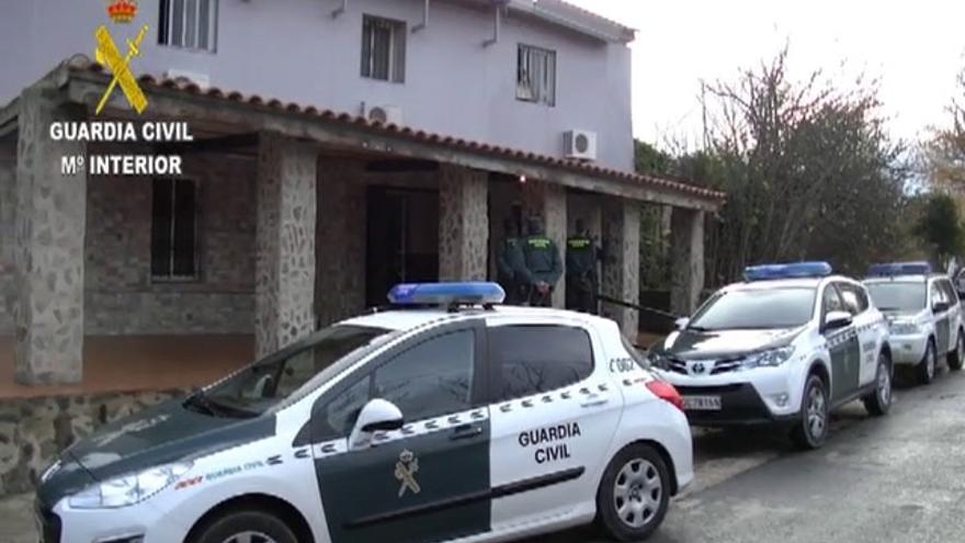 Operación contra el tráfico de drogas en Valencia de Alcántara (Cáceres)