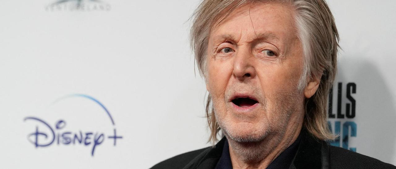 Paul McCartney, en la presentación del documental 'Abbey Road, si las paredes cantasen'.