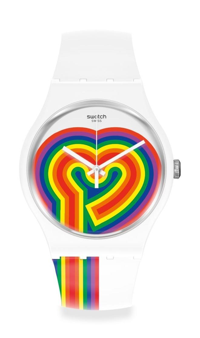 Reloj Beating Love, de Swatch (75 euros)