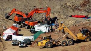 Operativos del rescate del niño Julen.