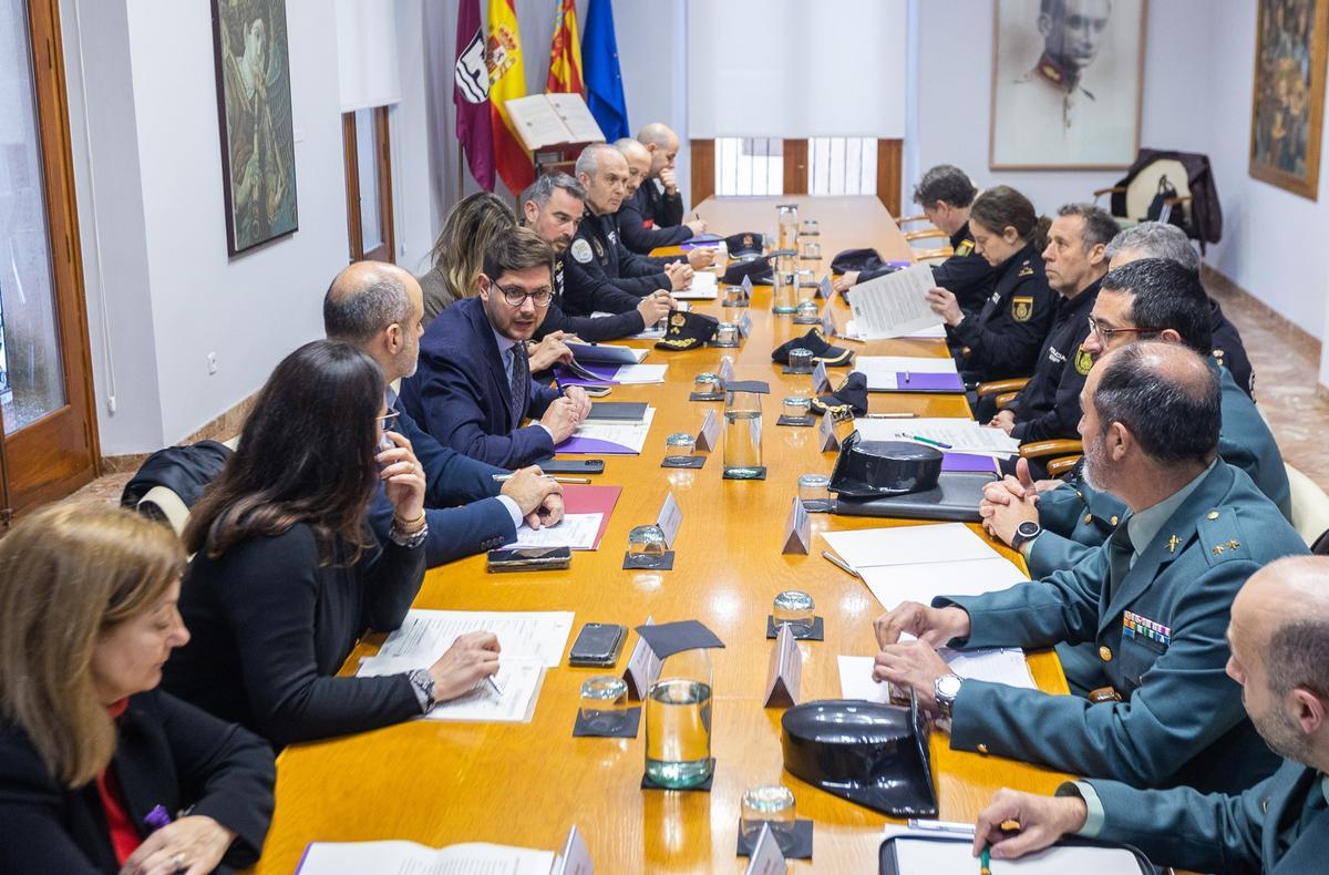 Reunión de la Junta Local de Seguridad.