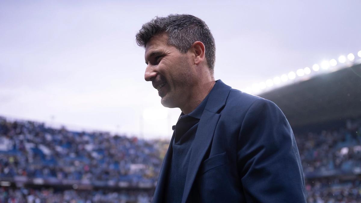 Juanfran Funes en La Rosaleda.