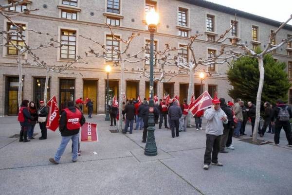 Las imágenes de la jornada de huelga en Zaragoza