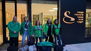 Una trabajadora social aragonesa, desde Paiporta: "Las necesidades de los vecinos cambian día a día"