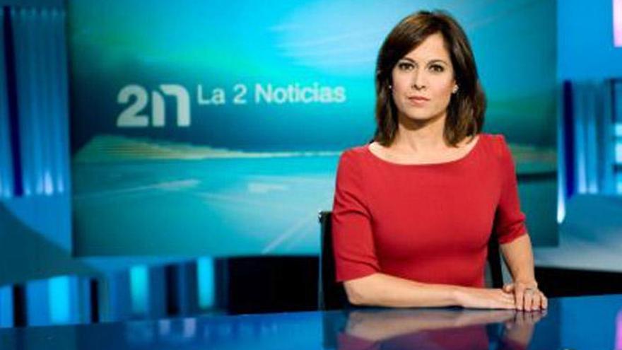 La conductora de &#039;La 2 Noticias&#039;, Mara Torres