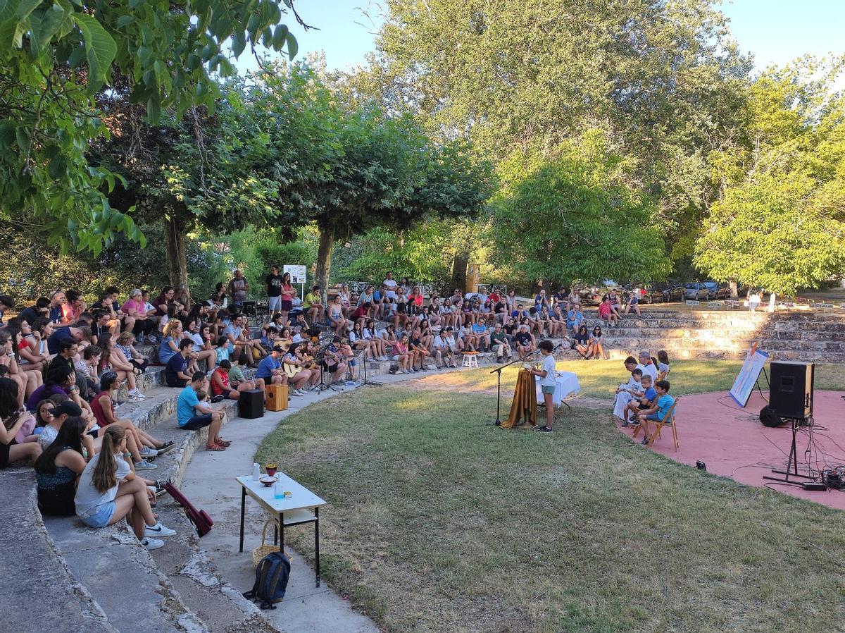 Participantes en el campamento en una edición anterior