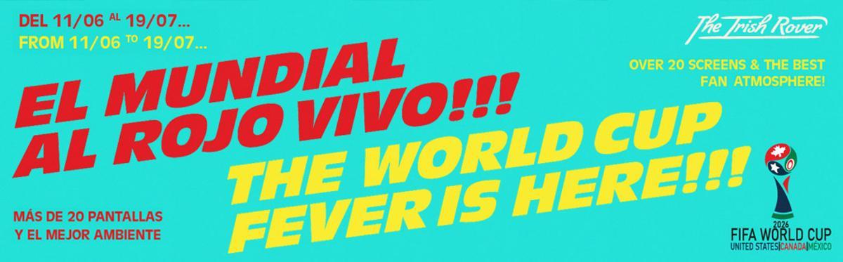 El pub irlandés se ha volcado con el mundial y retransmitirá el encuentro España - Uruguay que se dará cita de 2:00 a 4:00 de la madrugada el sábado 27 de junio