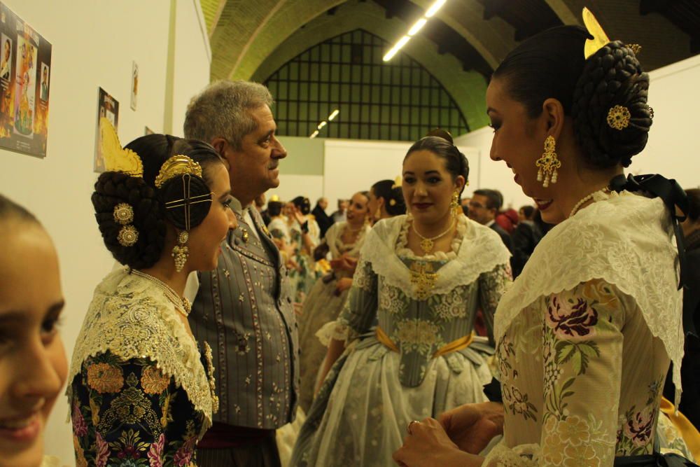 La sociedad fallera del Marítim se reúne en la fiesta de los bocetos